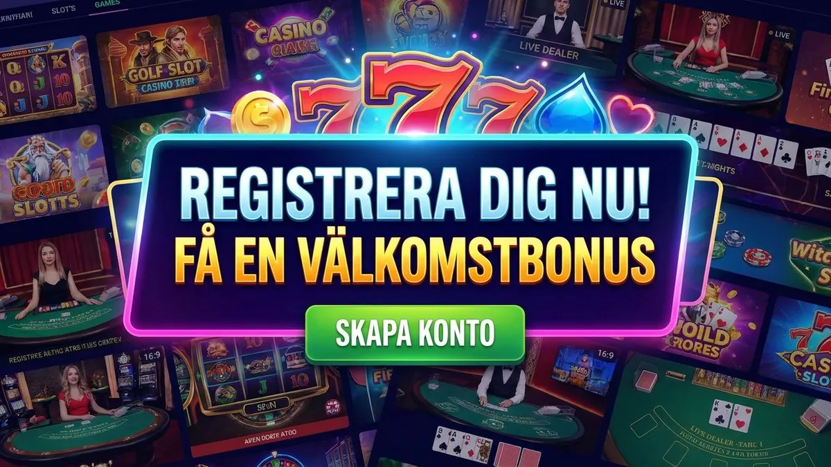Registrering med bonus